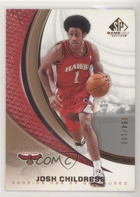 2005-06 SP Game Used Edition Bronze 94/100 Josh Childress #3 04or