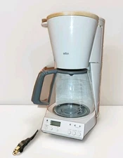 Braun Programmable Coffee Maker KF-187 Flavor Select 12 Cup W/ Original Manual 