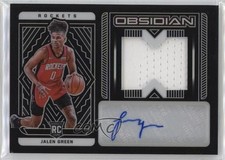 2021-22 Panini Obsidian 89/99 Jalen Green #233 Rookie Relic Auto RC