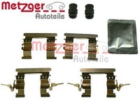 Metzger 109-1853 ZubehöRsatz FüR Scheibenbremsbelag ZubehöRsatz FüR Nissan