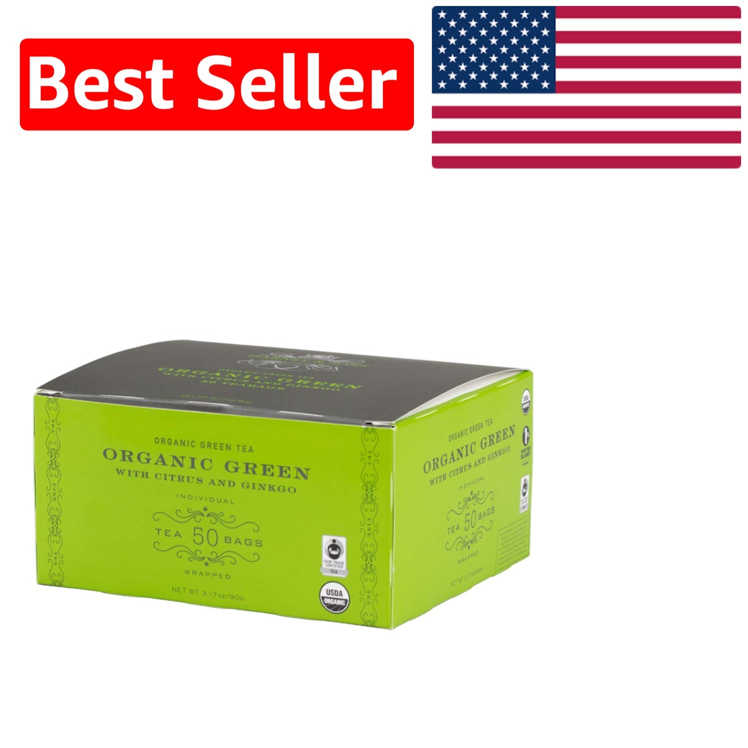 With Citrus And Ginkgo - Perfect Hot Or Iced - 50 Bags