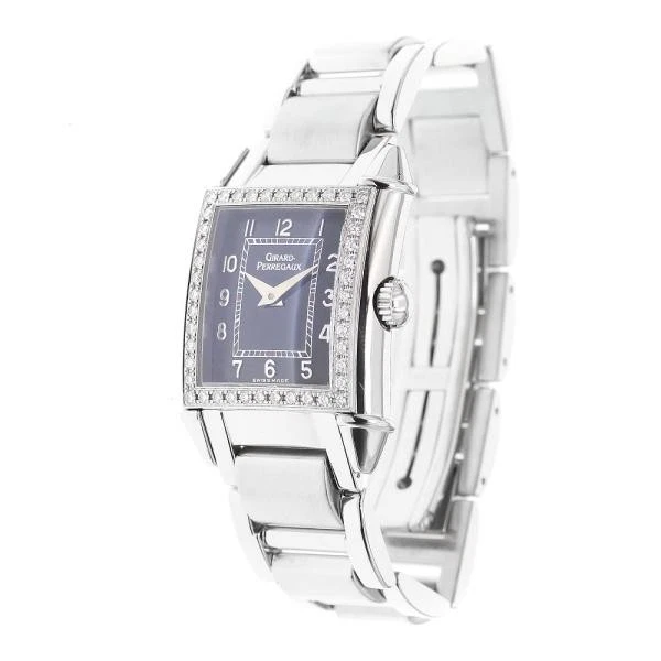 Girard Perregaux — Girard-Perregaux 2589 23mm SS Black Dial Hand-Winding Watch #C15817