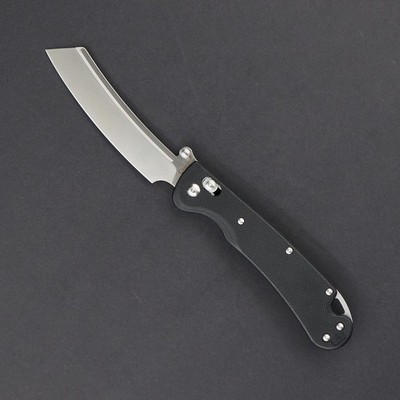 Daggerr Knives Behemoth Folding Knife 3.88'' VG-10 Steel Blade Black G10 Handle
