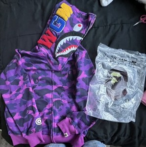 Bape Zip Up Purple | eBay