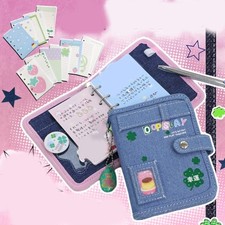 Retro Notebook Sweet Clovers Notebook Scrapbook Journal Notepad for School