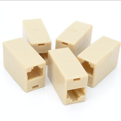 20x RJ45 UTP Coupler Cat5e Ethernet Cable Extender Female to Female Modular #am