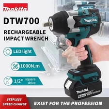 Image of Makita DTW700 18V 1000Nm Cordless Impact Brushless Electric Wrench Without Cell