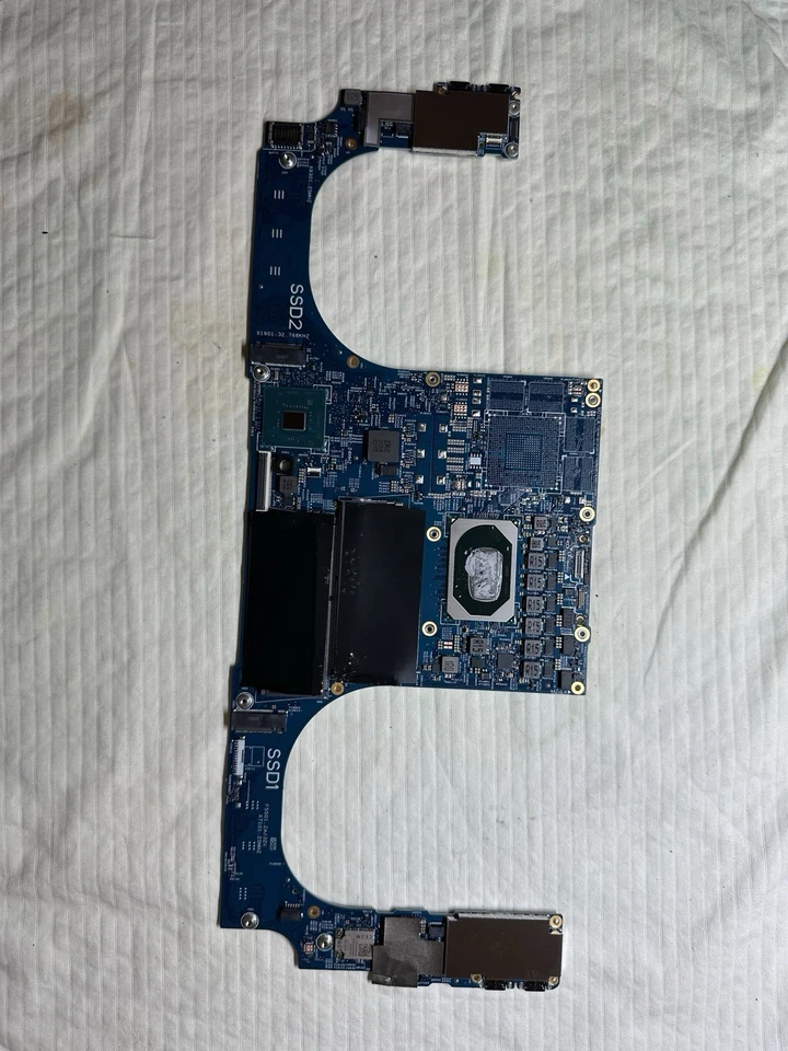 Placa madre original Dell XPS 17 9700 Intel i5-10300H P25F6 M Foto 2 de 4