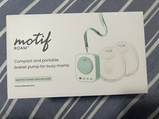 Motif Roam Double Electric Breast Pump 28mm Mint with Accessories