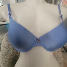 Maidenform 36C Sweet Nothings Blue Underwire Lightly Padded Bra