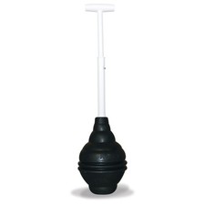 BeehiveMAX Heavy Duty Toilet Plunger - Seals All Bowl Shapes   Powerful Clog Rem