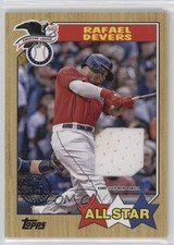 2022 Series 2 1987 Topps Baseball All-Star Relics Rafael Devers #87ASR-RD 1q0o