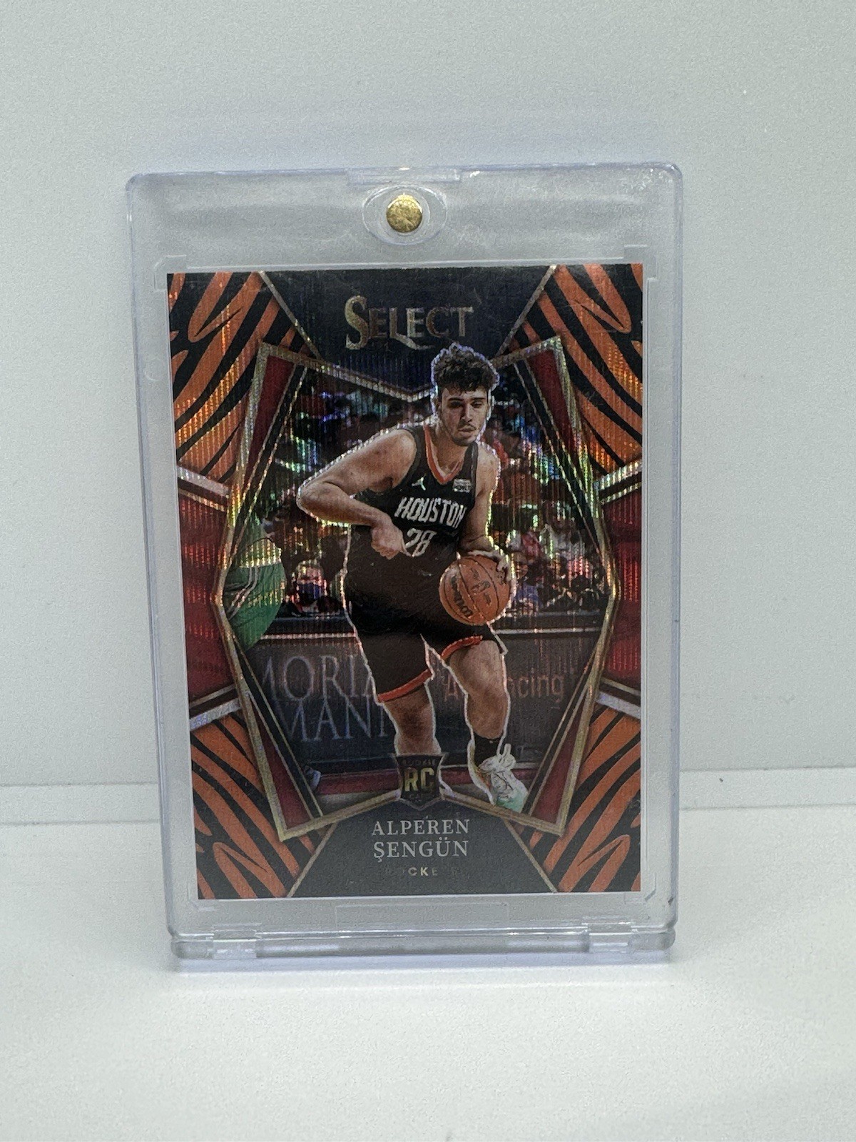 Alperen Sengun 2021 Select Tiger Stripe Prizm RC Premier Level 114 Rockets