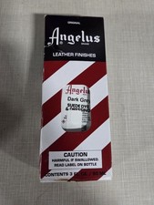 Angelus Dark Grey Suede Dye And Dressing 3 Fl Oz New