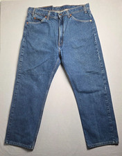 Vintage 1997 Levi's 505 Jeans Mens 38x28 Orange Tab High Rise Straight 90's USA