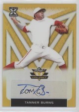 2020 Leaf Valiant Yellow Prismatic 4/10 Tanner Burns #BA-TB1 Auto s1i