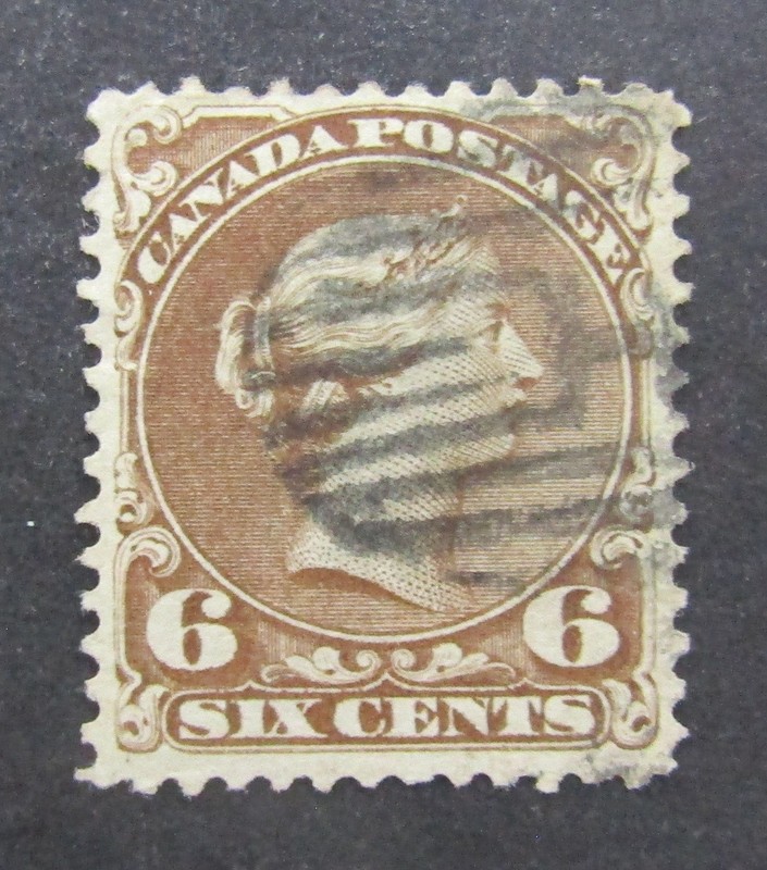 nystamps Canada Stamp # 27 Used $160 VF     L24x048