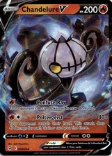 Chandelure V Ultra Rare SWSH08: Fusion Strike 039/264 NM