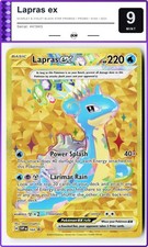 Lapras ex Scarlet & Violet Black Star Promos #164 2023 Pokemon DCM 9 on eBay