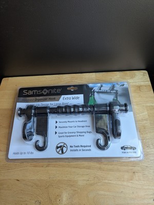 Samsonite Car Organizer Hook Extra Wide Holds Up to 10 lbs