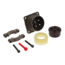 Amphenol 4 Position Circular Connector Male Plug 24-Size Mil Spec MS3100E24-22P