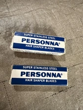 New Vtg Personna Hair Shaper Super Stainless Blades Old Stock NOS