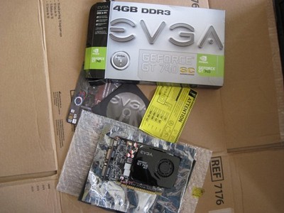 EVGA GEFORCE GT 740SC 4GB PCI-E NOS