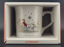 Le Creuset Coffee Mug Santa Sleigh - Noel Collection - 400 ml - NIB