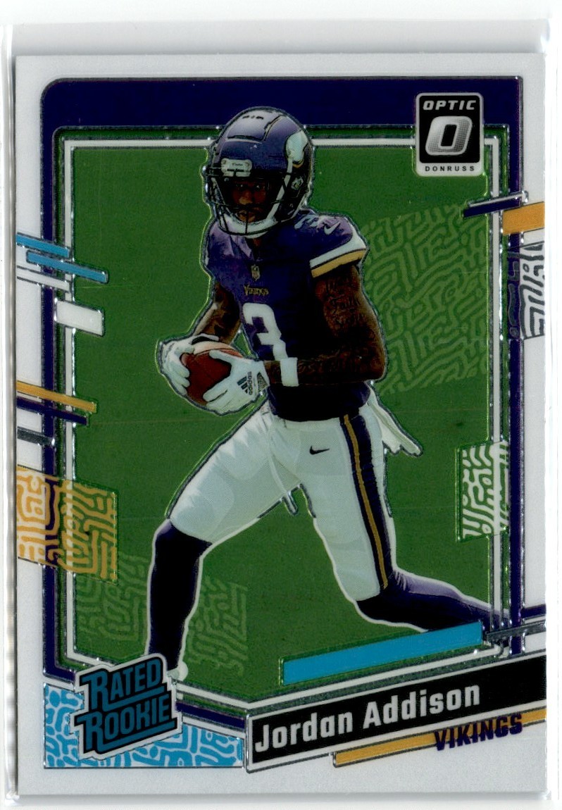 2023 PANINI DONRUSS OPTIC RATED ROOKIE JORDAN ADDISON RC VIKINGS #271