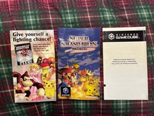 Nintendo Super Smash Bros. Melee GameCube Instruction Manual 2 Inserts