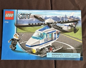 LEGO City Police Helicopter 7741 - Used Complete 2007