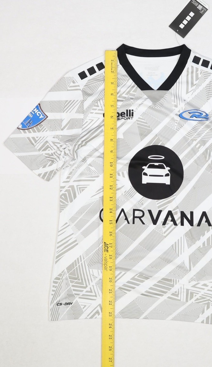Rushden & Diamonds Away Jersey Youth Medium White Soccer Capelli