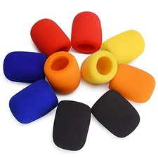 10 Pack Colorful Microphone Cover Handheld Stage Microphone Windscreen Sponge
