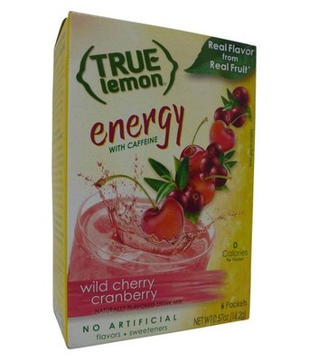 TRUE CITRUS - Wild Cherry Cranberry - Energy 0.09 Ounce (Pack of 1), Red