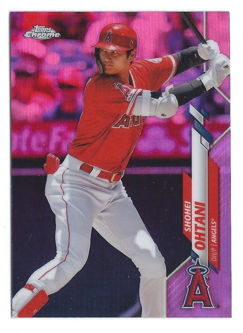 2020 Topps Chrome SHOHEI OHTANI Pink Refractor #21 Angels Dodgers