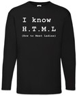 Camiseta manga larga I Know Html How to Meet Ladies Silicon TV Series Valley Company
