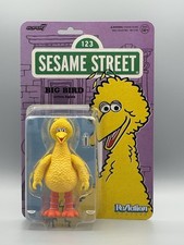 Super7 Sesame Street Reaction 3.75" Big Bird Action Figure NEW Wave 3