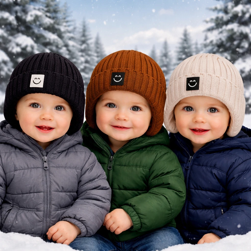 Alepo Baby Beanie Hats with Earflaps 3 Pack Fleece Lined Winter Hat for Toddlers
Opens in a new wind