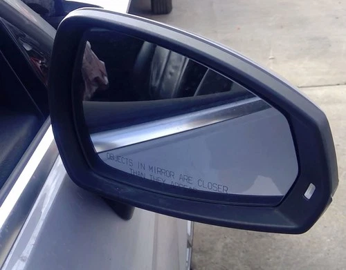 2015 16 17 18 19 Audi A3 Passenger Right RH Side View Mirror in LX7Q Silver