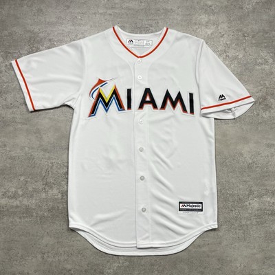 MLB MIAMI MARLINS ICHIRO SUZUKI #51 MAJESTIC JERSEY COOL BASE