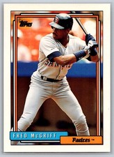 Fred McGriff 1992 Topps #660 San Diego Padres - Free Shipping