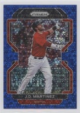 2022 Panini Prizm Tier II Blue Donut Circle Prizm 128/199 JD Martinez #123 1l2
