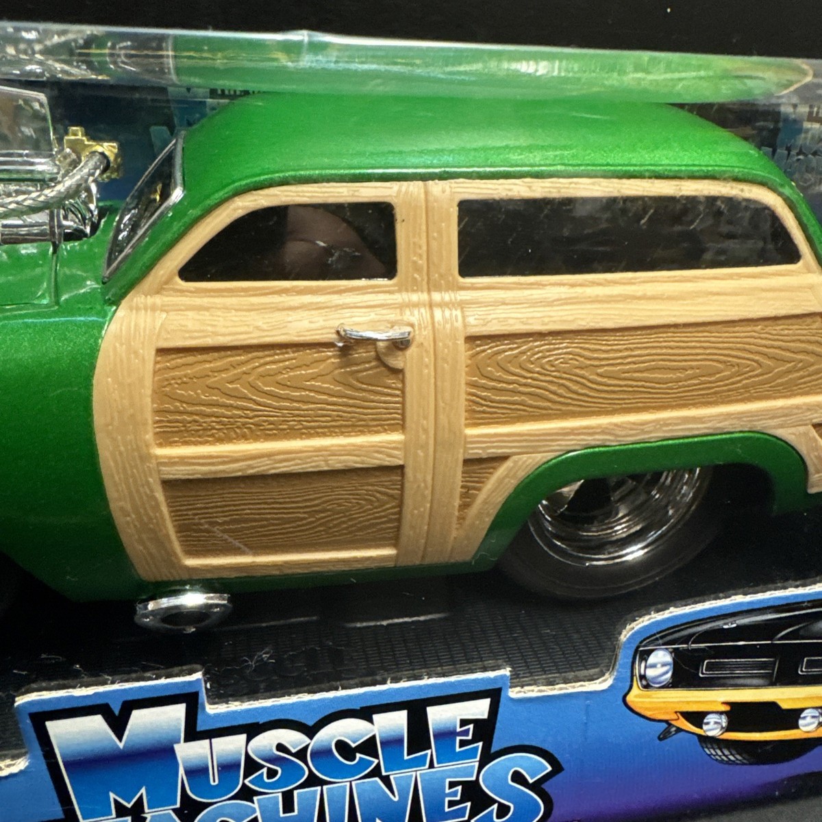 Muscle Machines 1950 Ford Woody Blue Car 1 18 for sale online | eBay