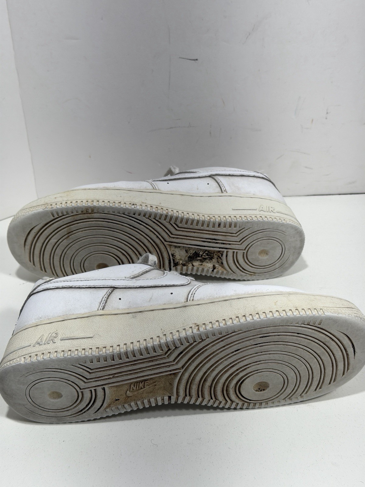 Nike Air Force 1 Low GS White 314192-117 Boys Sneakers Size 6.5Y USED thumbnail 8