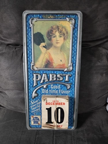 Vintage RARE 1973 Pabst Blue Ribbon Bar Sign Man Cave Beer Advertising