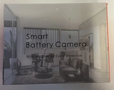 Smart Battery Camera With AI Powered Event Detection Included Black