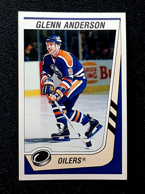 GLENN ANDERSON 1989-90 PANINI STICKERS 89-90 NO 77 NRMINT+ 36828 | eBay