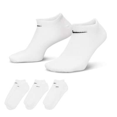 NIKE PAIR PACK UNISEX NO SHOW TRAINER LINER SOCKS ANKLE SOCKS SIZES  14 UK UK