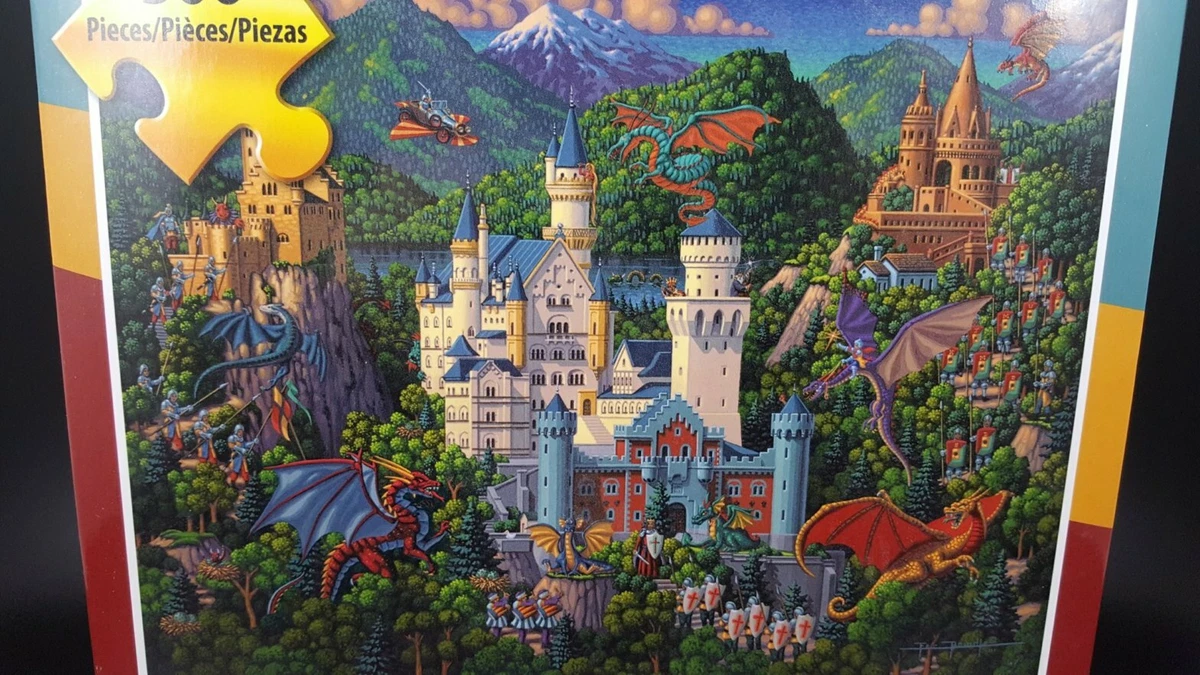 Eric Dowdle Neuschwanstein Castle 300 Piece Puzzle, 50 OFF