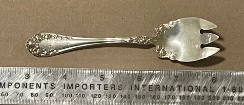 Rose by Wallace Sterling Silver Fancy Bowl Ice Cream Forks